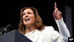 Phó Tổng thống Kamala Harris phát biểu ở Savannah, Georgia, ngày 29/8/2024.