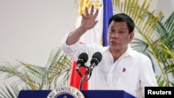 Tổng thống Philippines Rodrigo Duterte.