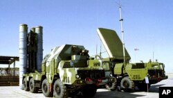 Phi đạn S-300 mà các nguồn tin nói Nga bán cho Syria (ảnh tư liệu ngày 13/5/2013).